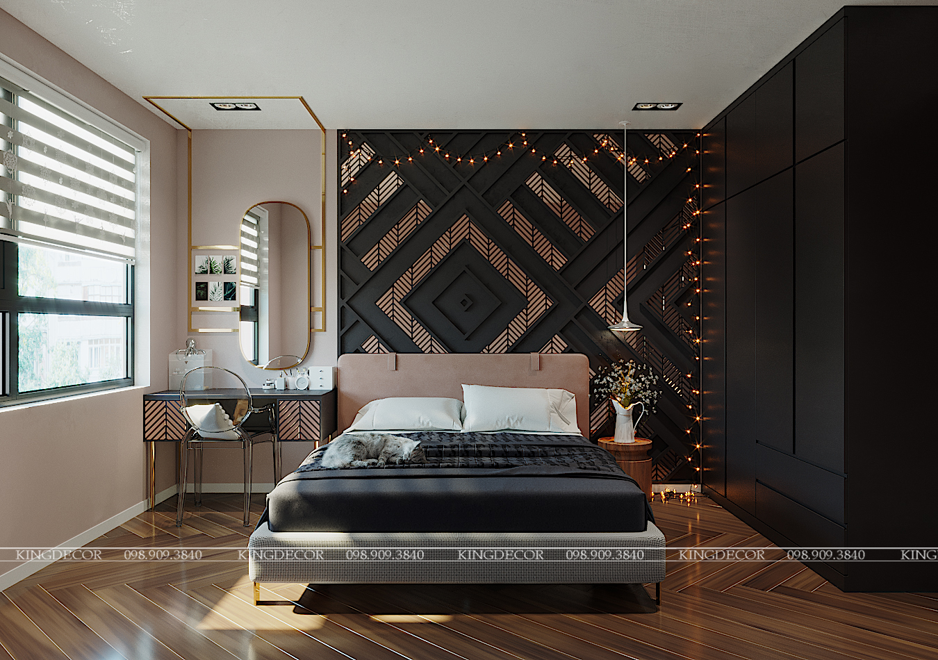 phòng ngủ thiết kế luxury