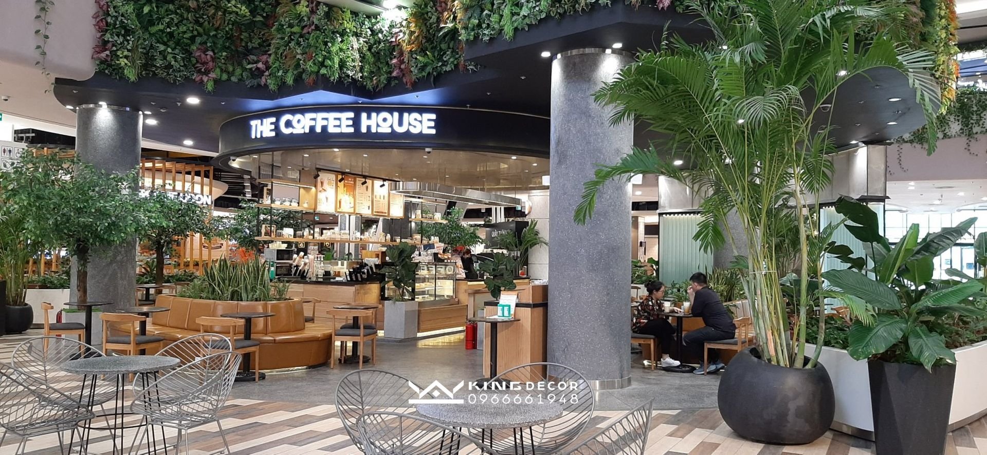 Thiết kế quán cafe The Coffee House Aeon Mall Hà Đông