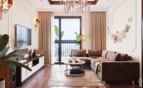 Mê mẩn mẫu thiết kế căn hộ 3 phòng ngủ – sang trọng tạo nên đẳng cấp