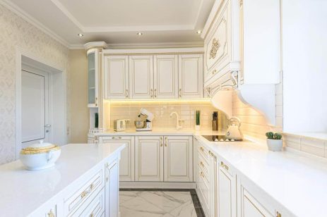 Thiết kế nội thất biệt thự phòng bếp và những lưu ý nên nhớ