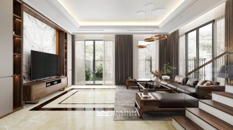 Mẫu thiết kế nội thất biệt thự song lập ngây ngất mọi ánh nhìn