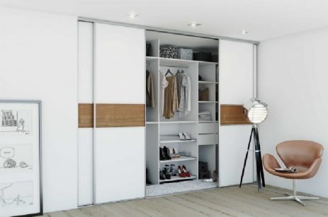 thiết kế tủ quần áo âm tường