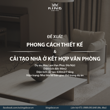LIỀN KỀ HIM LAM VẠN PHÚC – NHÀ Ở KẾT HỢP VĂN PHÒNG